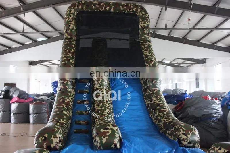 Military Camouflage water slide inflatable price