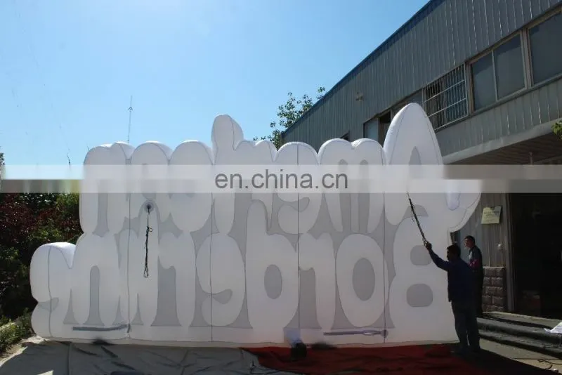 customized inflatable letter ,inflatable logo ,inflatable advertising