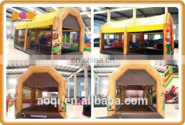 AOQI commercial use inflatable interactive sports game for sale