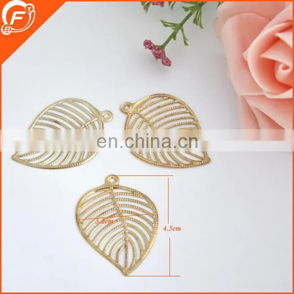 fashion gold color garment ornament accessories metal trims for wholesale