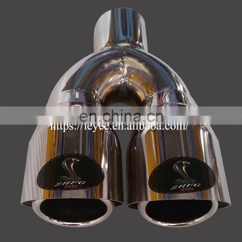Stainless Steel Brushed Finish Dual Exhaust Tips
