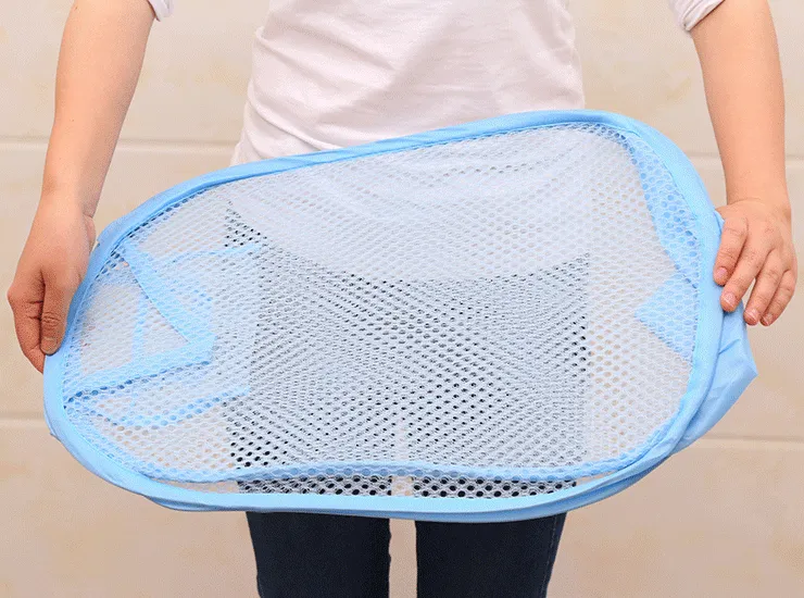 cheap customized foldable polyester laundry basket