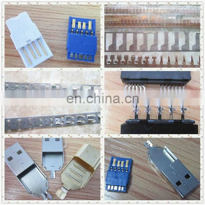 China computer accessories high precision consequent stamped sheet metal USB connector tube part