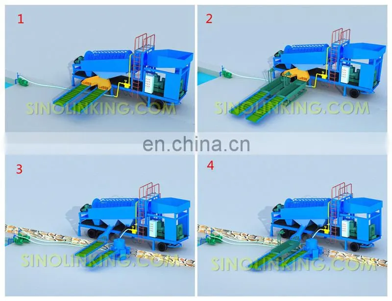 SINOLINKING Gravity Separating Diamond Washing Plant/Diamond Machine/China Diamond Tools