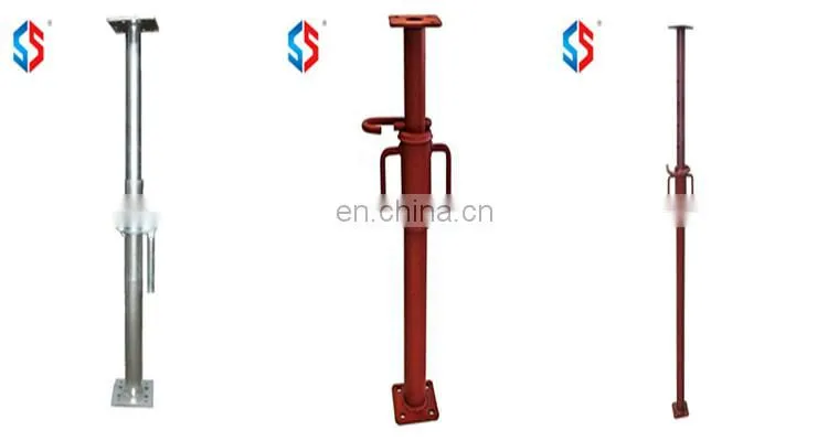 ASP-080 Telescopic Scaffolding Galvanized Trench Tubular Steel Shoring Props
