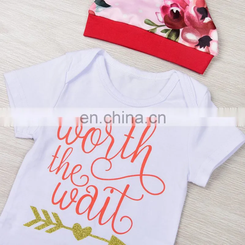 autumn europe low MOQ rompers suit baby clothing sets