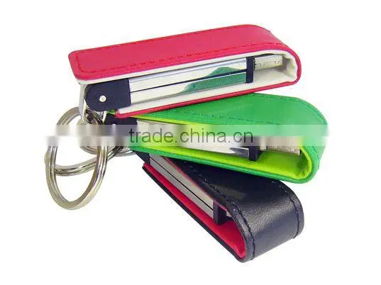 2GB leather promotion usb flash drive
