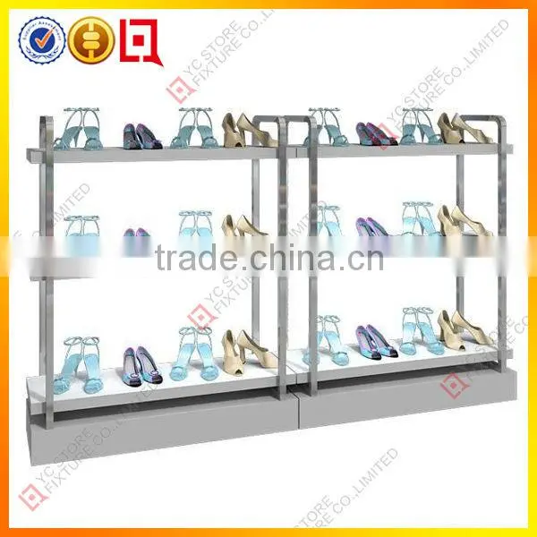 Multilevel and portable shoe stand display