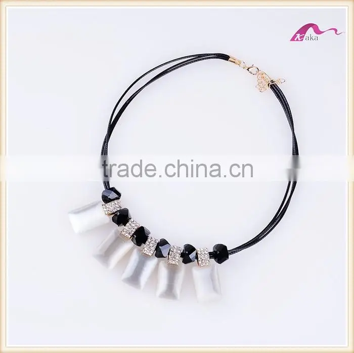 Fashion Luxury Crystal Jewelry Heavy Choker Women Statement Necklace