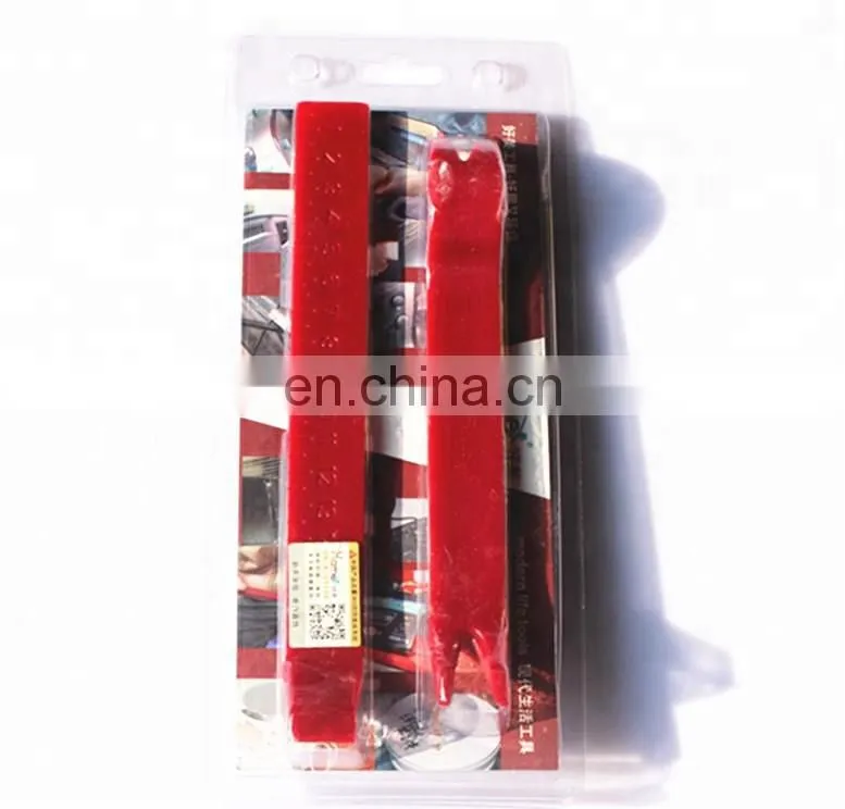 4pcs Red color Auto Car Radio Door Clip Panel Trim Dash Audio Removal Installer Pry Tool Kit Car Panel Removal Tool