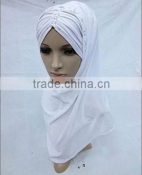 A455 Popular beaded al amira scarves HIJAB