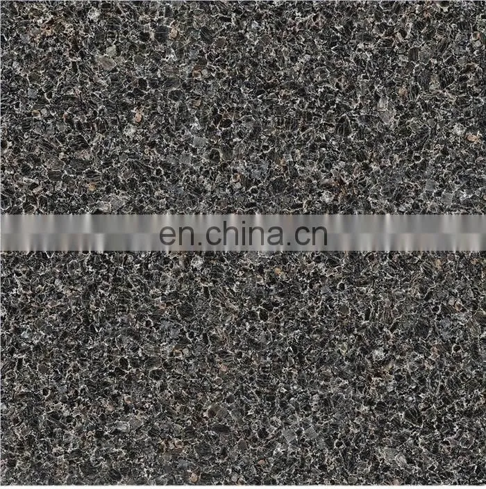 Fohan kajaria tiles 600x600 color body dark black full polished glazed marble stone porcelain tiles JM63803DF