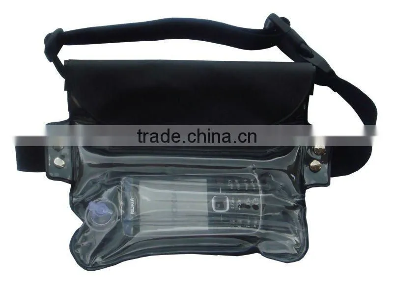 2013 inflatable plastic waterproof waist bag for Aquatic park hotspring swimming pool sports