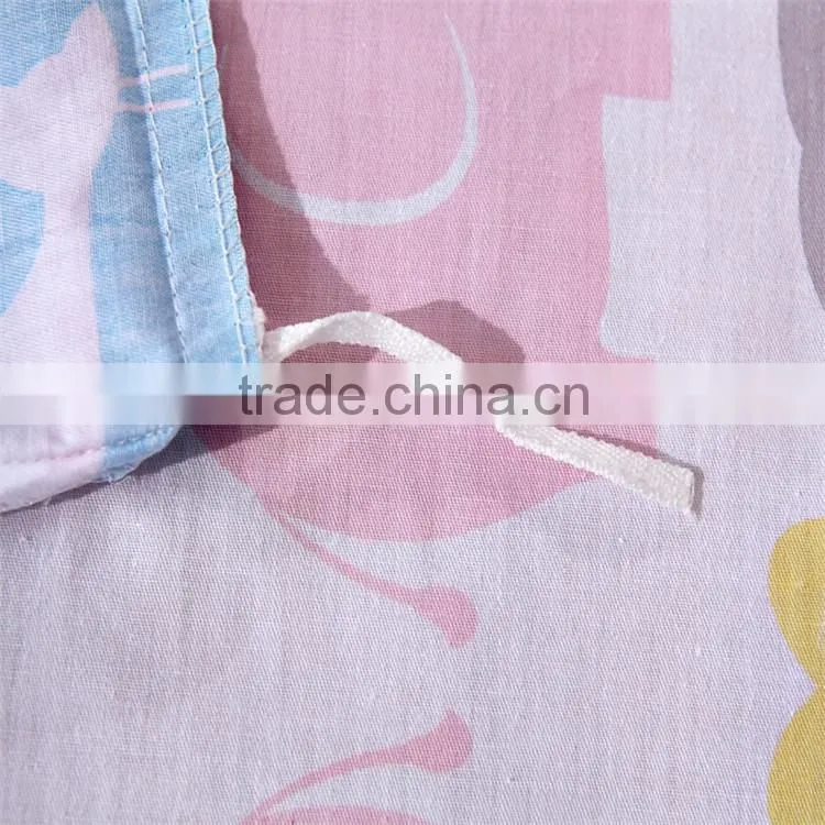 High quality 100% Cotton animal printed cartoon bedding sets kids queen size bed sheets