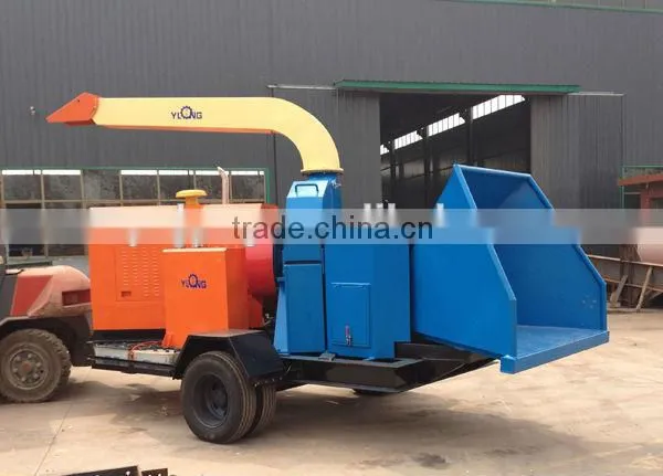 diesel mobile wood chipper/wood shredder (CE)