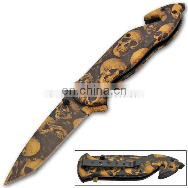 8.5"Series Glass Breaker FireFighter Rescue Survival knife