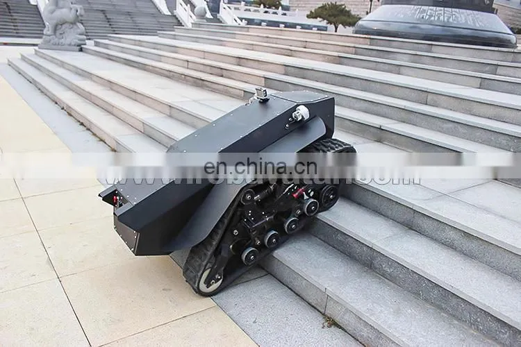 Export to France AVT-14T Crawler robot chassis commercial robot can add robotic arms and cameras with good price
