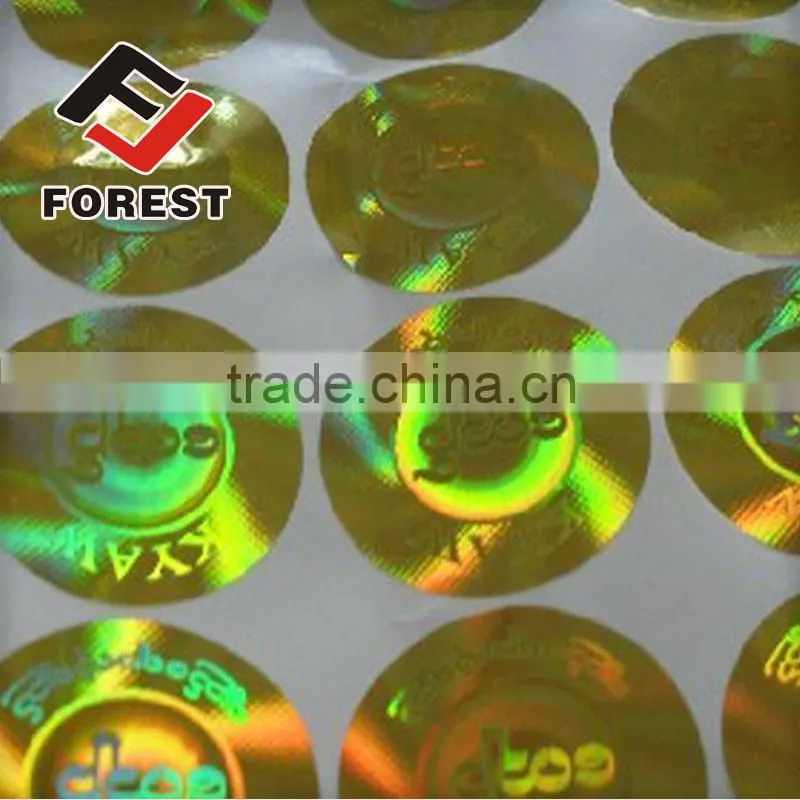 Custom roll adhesive sticker printing, label printing service, 3D hologram sticker label