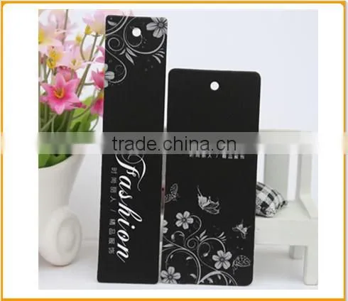 Fashionable clothing label card, hang tag, garment tag