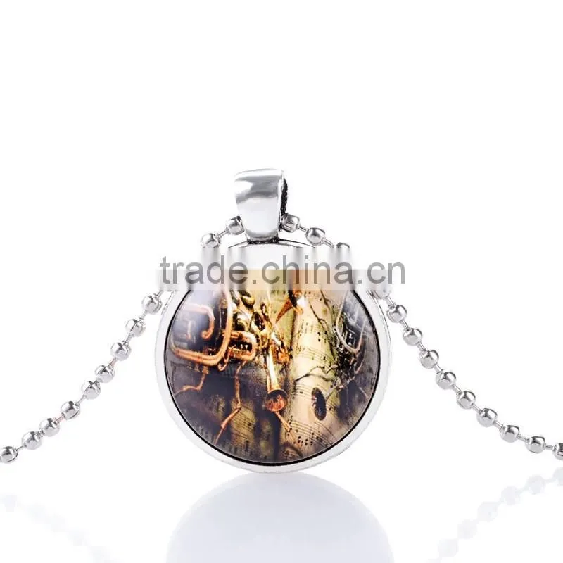 Hotselling new style ancient steampunk pendants time machine charms necklace paypal accept