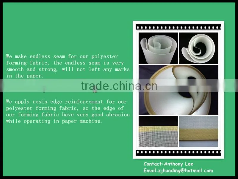 polyester forming fabric for paper making
