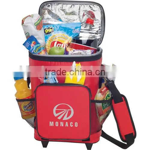 Top trolley insulated shopping cart bag