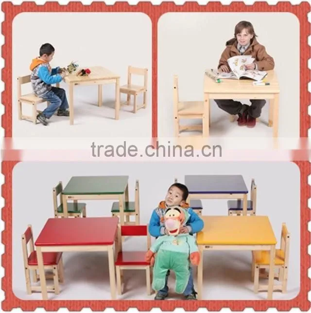 Wood Table Furnture , Children Study Table and chair
