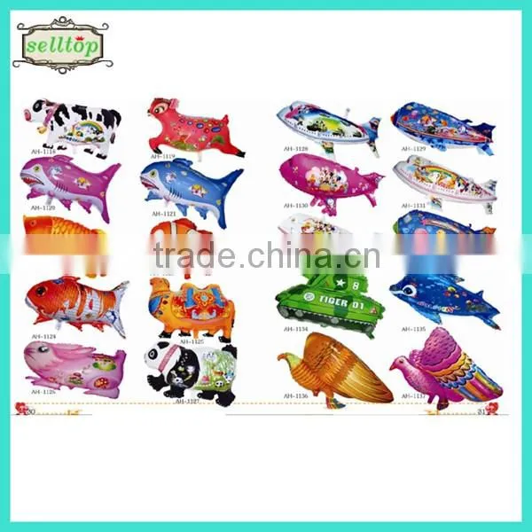 2014 high quality different size foil illuminated balloons