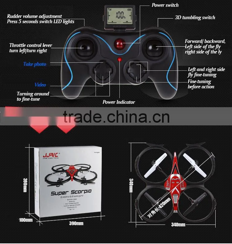 2.4g 4ch rc drone with camera cheap rc drone helicopter with light