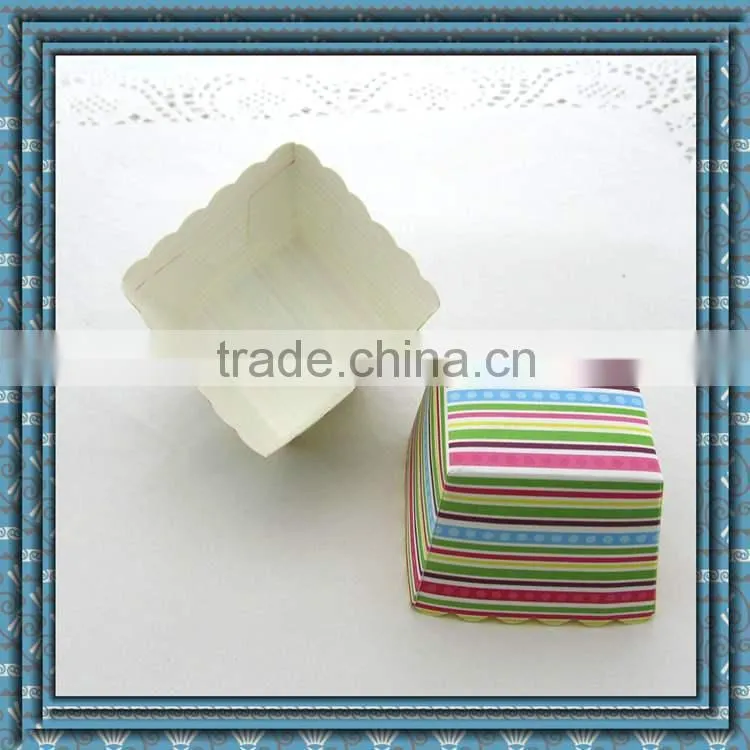 Square shape cupcake carrier,paper baking cup