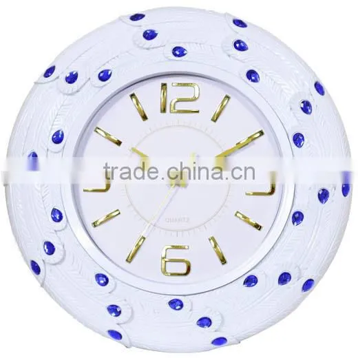 Home Goods Plastic Round Wall Clock