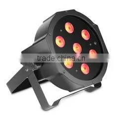 dmx stage lighting led par64, led falt par64, 7x10w led par