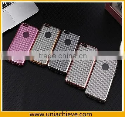 Factory price oem 4.7 inch high quality mobile phone luxury color electroplating tpu case for iphone 6