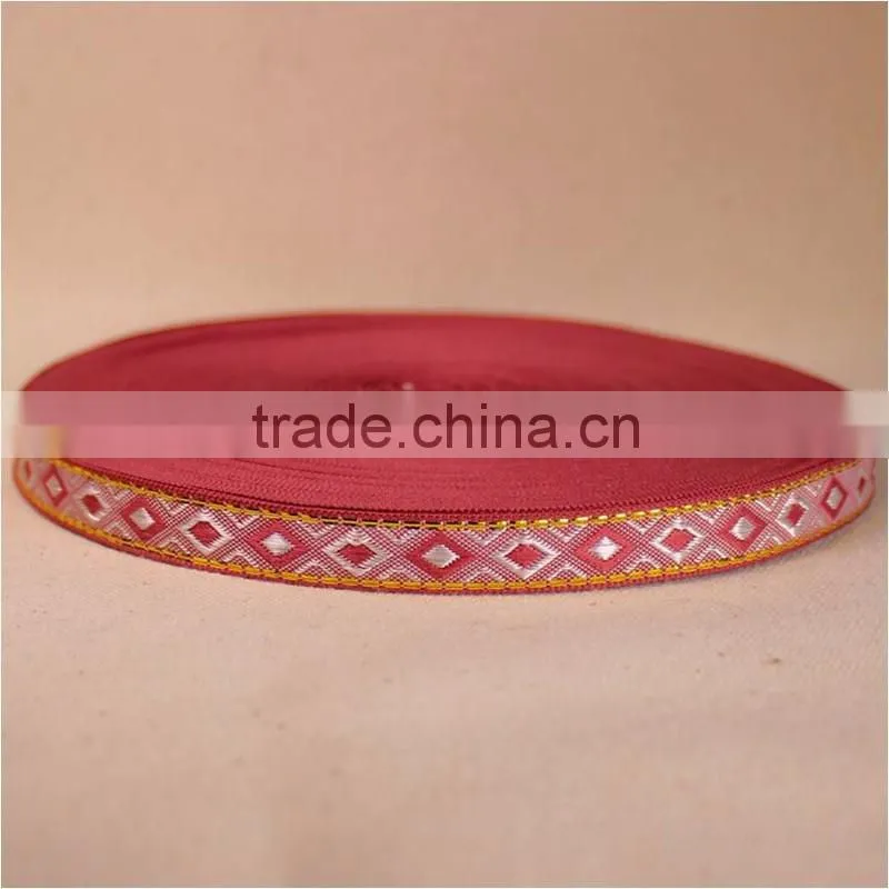 Customized colourful mediterranean style rustic fancy DIY decoration polyester ribbon rolls