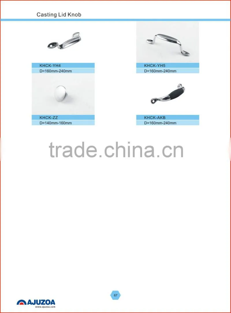 Casting Cover Knob for cookware, KHCK-MK-AKB