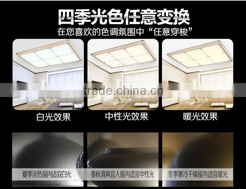 China made surface mount square round led ceiling light fixture home use