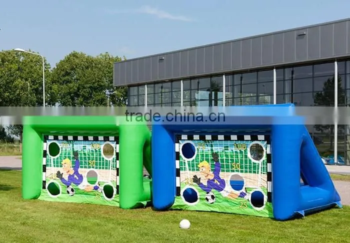 Commercial inflatable soccer training dummy,goal post inflatable soccer goal for kids