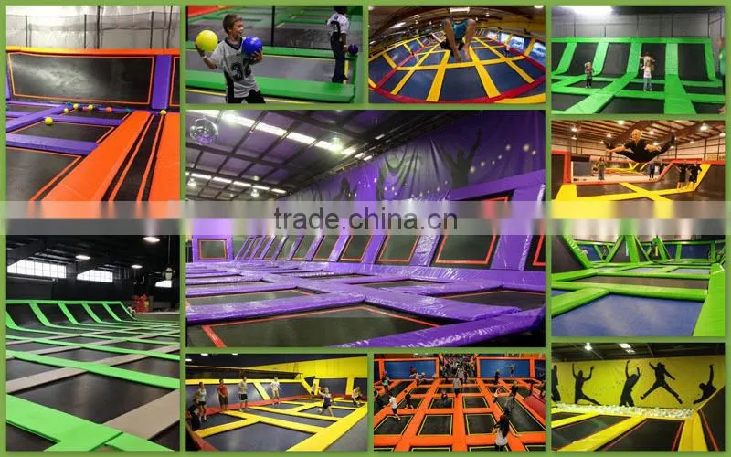 professional indoor gym trampoline park with ASTM report and TUV certificate (5.LE.T3.406.132.05)
