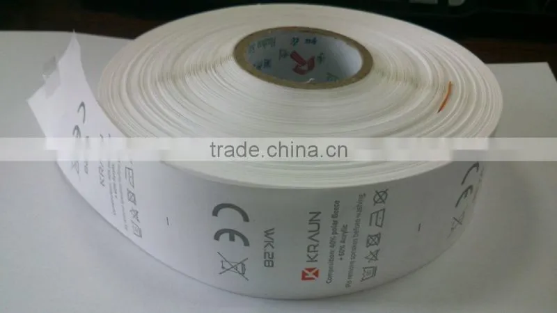 Wholesale Price custom waterproof printed tyvek labels and tags for clothing