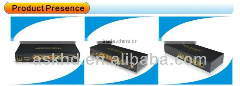 Component RGB YPbPr / VGA to HDMI 720P / 1080P PC to TV Upscaling Converter