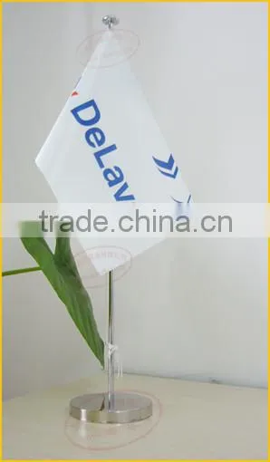 High Quality flag for table top flags Desk flag with metal pole and base