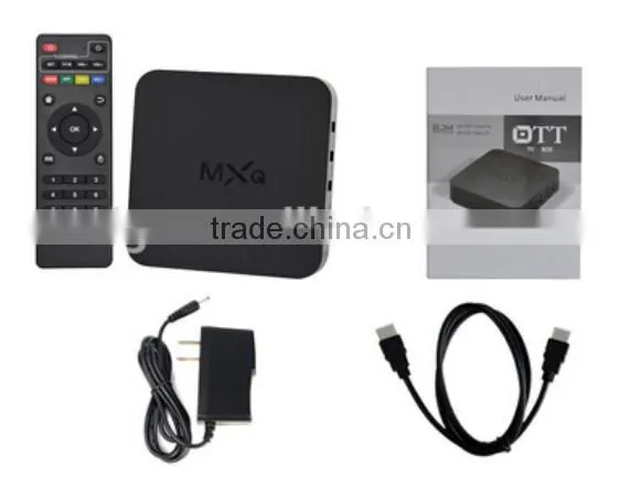 Wholesale Smart TV BOX H.265 1080p 1G 8G Media Android Box IP TV Box
