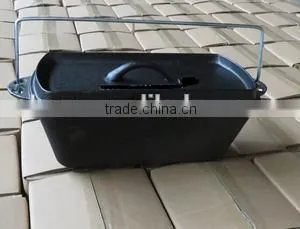 cooking pot sizes/cast iron fire pot/camping pot set