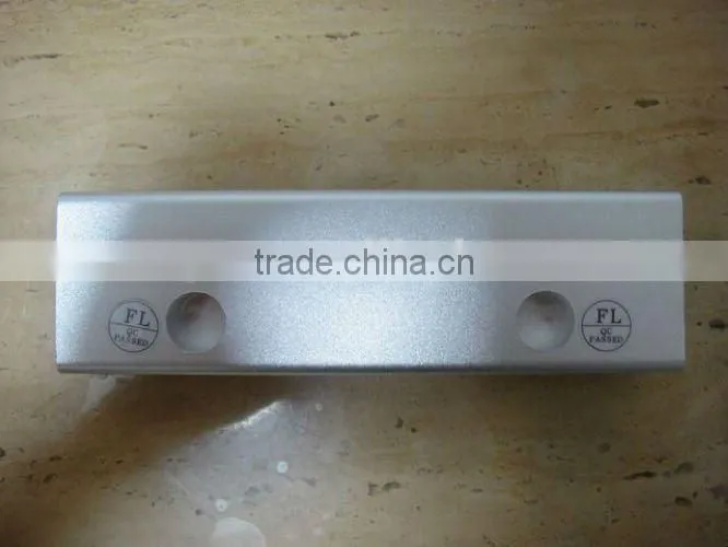 Frameless glass doors up and down power plug lock with stainless steel material support Grip 400kg PY-EL8