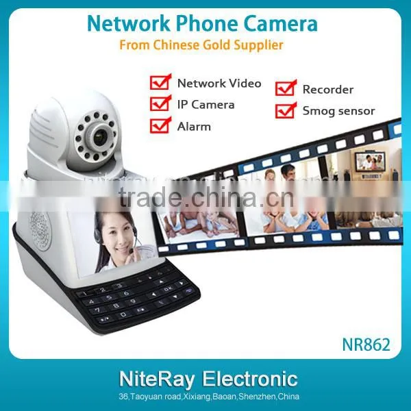 Network video ip camera wtih home security system