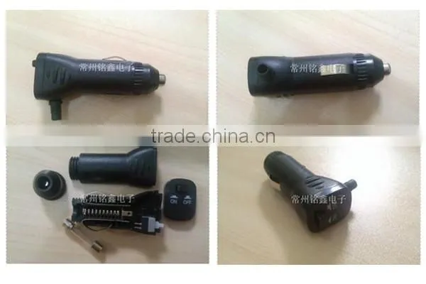 12V ac adapter male cigarette lighter cigarette lighter connector