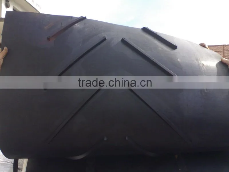 tear-resistant patterned chevron rubber conveyor belt