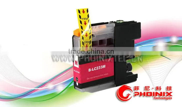 Compatible brother LC233 printer inkjet cartridge with chip For MFC-J4620DW/J5720DW/J5320DW/DCP-J4120DW