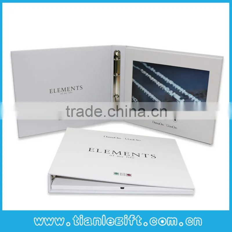 10inch HD LCD screen video folder video greeting card