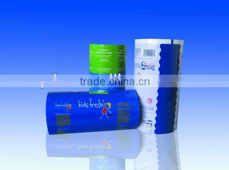 Baby wipes packing film roll